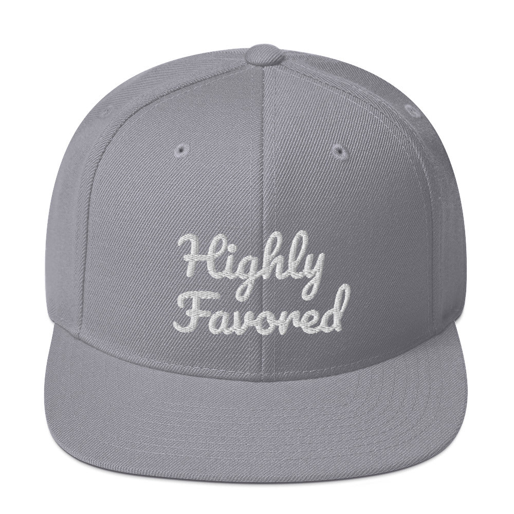 Snapback “Highly Favored” Hat