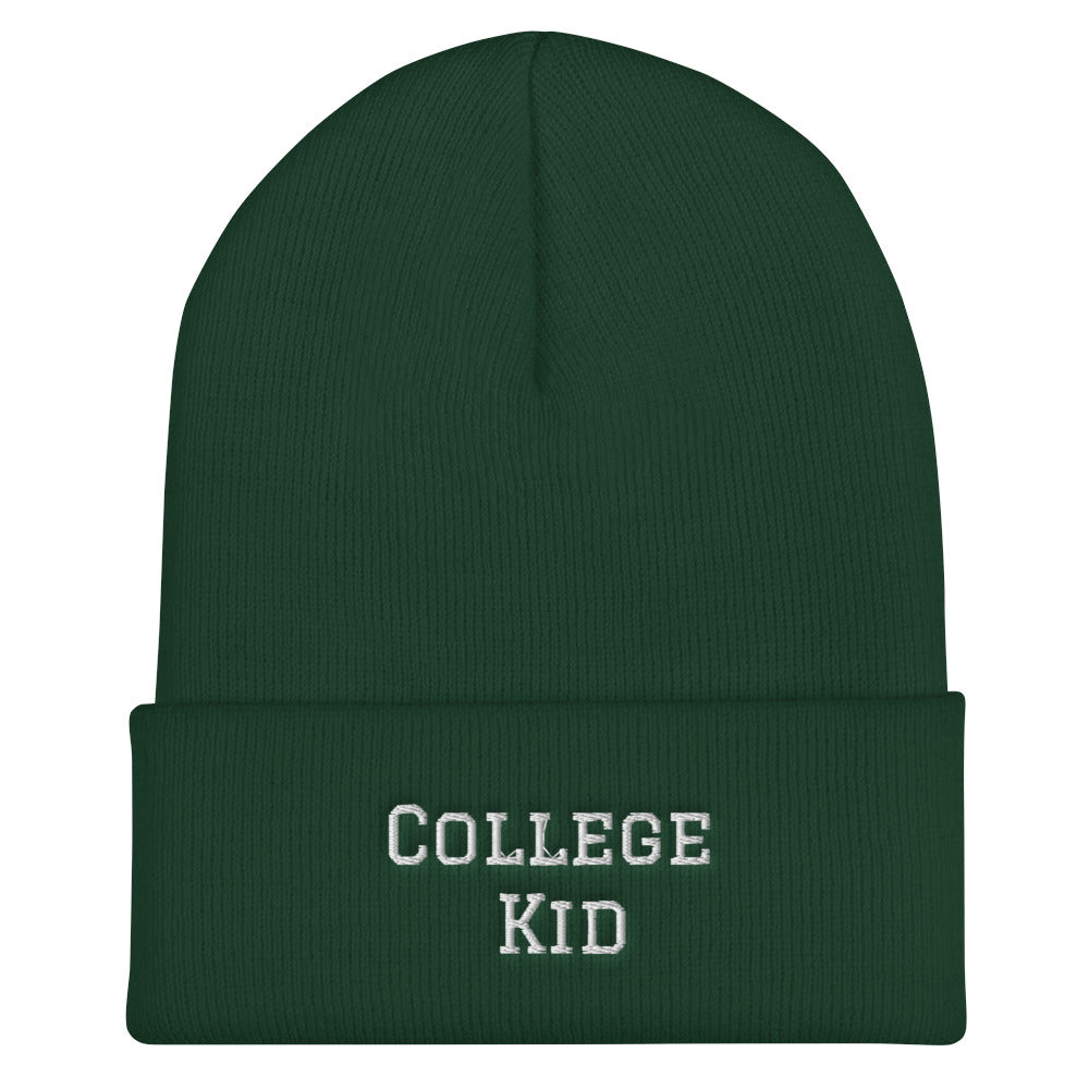 Cuffed “CollegeKid” Beanie