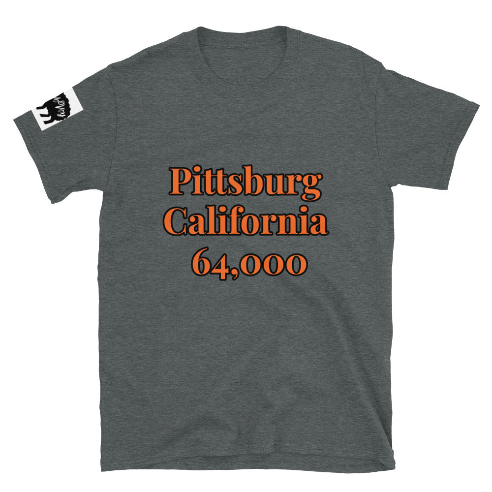 Short-Sleeve Unisex “Pittsburg California” T-Shirt