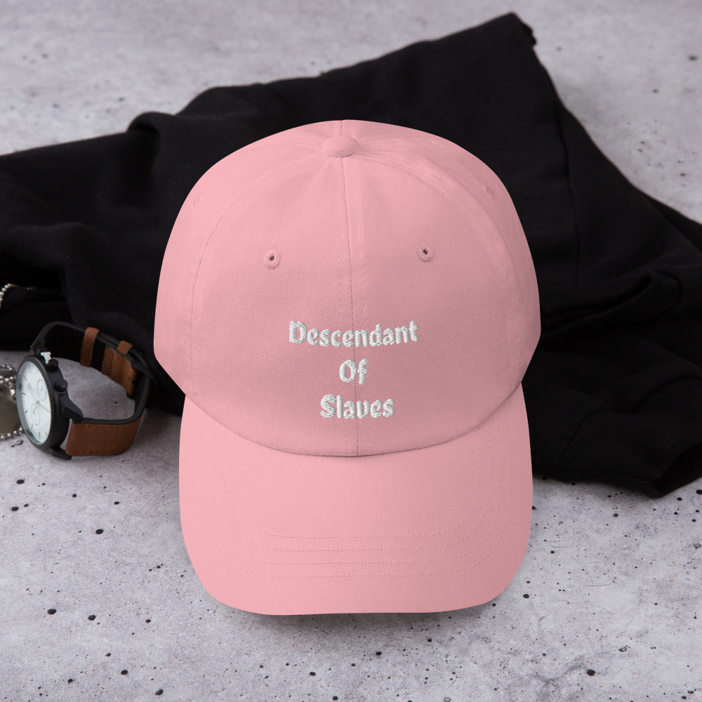 “Descendant of Slaves” Mom/Dad hat