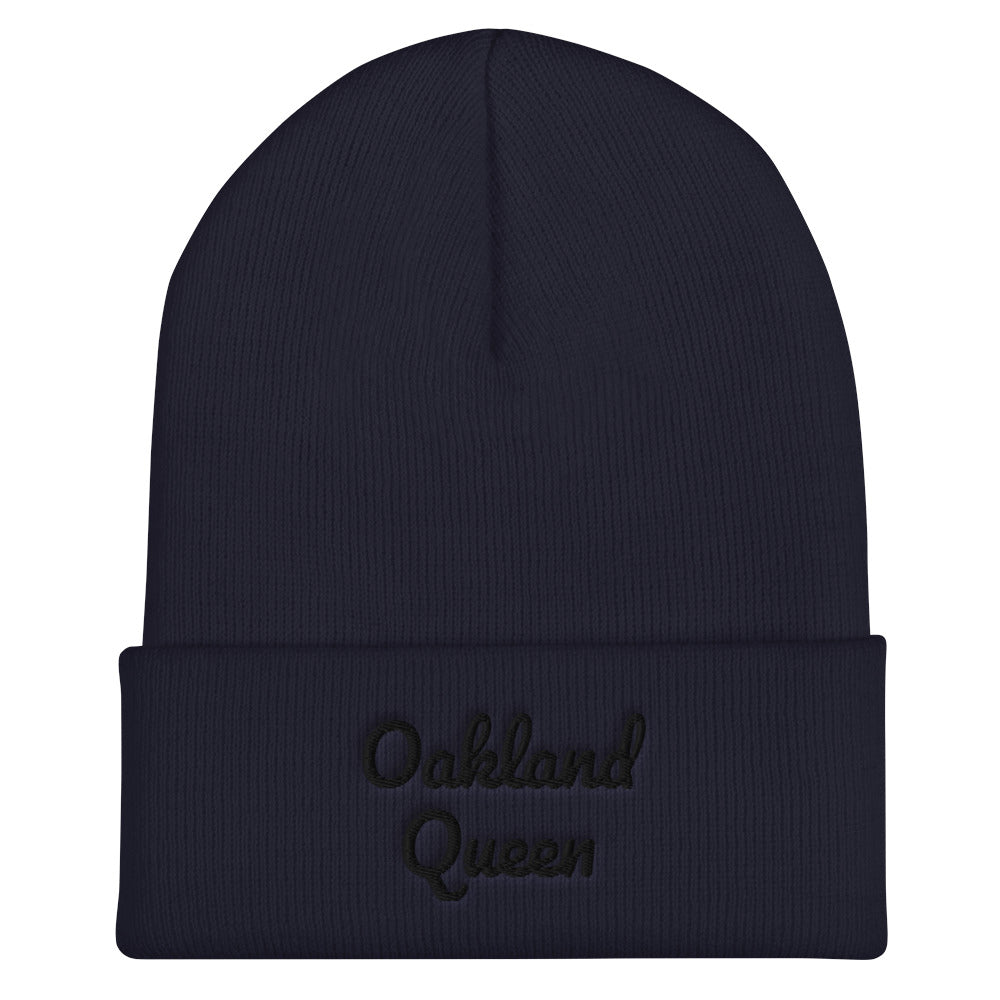 “Oakland Queen” Cuffed Beanie