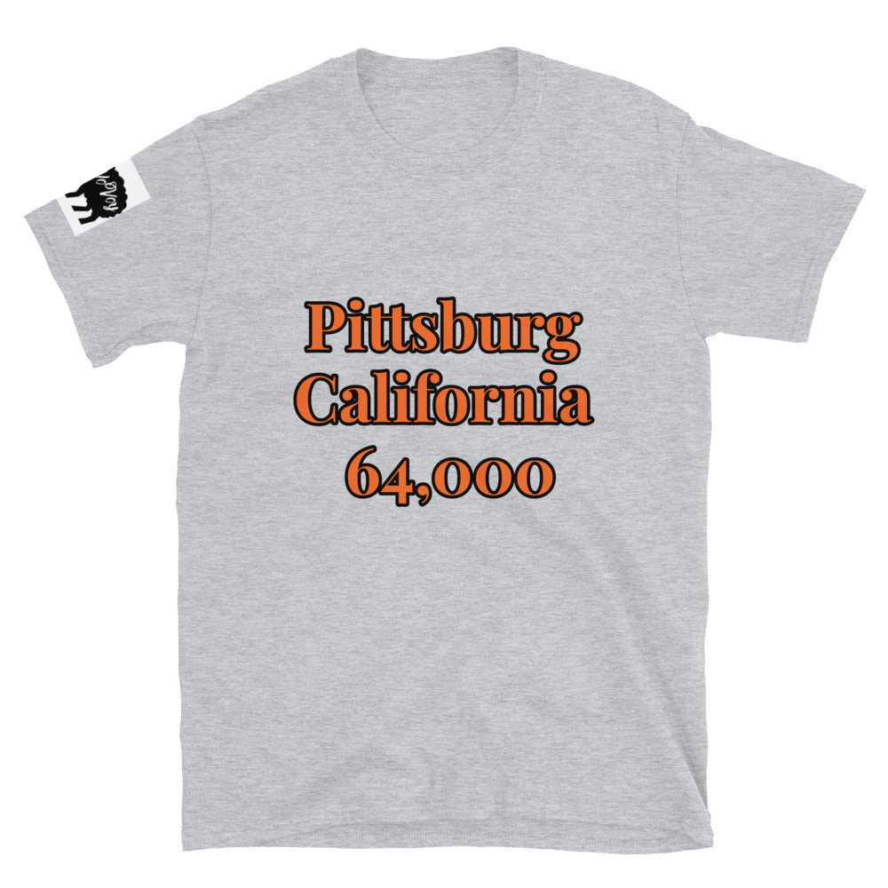 Short-Sleeve Unisex “Pittsburg California” T-Shirt