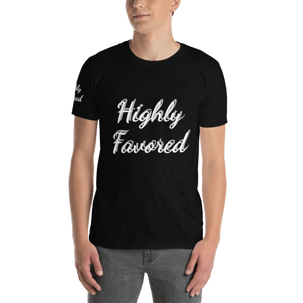 Short-Sleeve Unisex “Highly Favored” T-Shirt