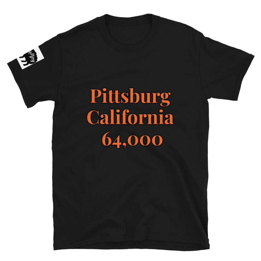 Short-Sleeve Unisex “Pittsburg California” T-Shirt