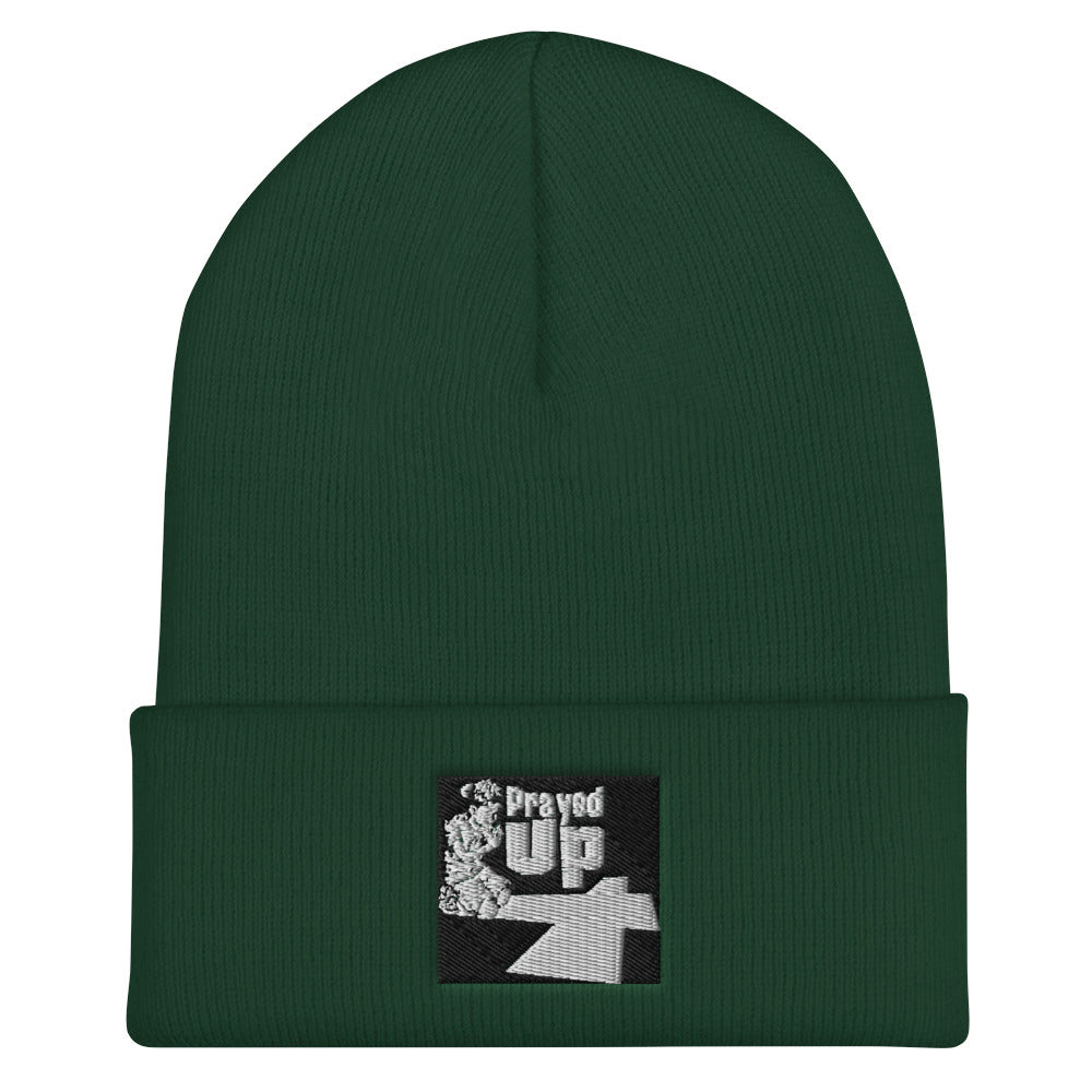 Cuffed “Prayed Up” Boy Beanie
