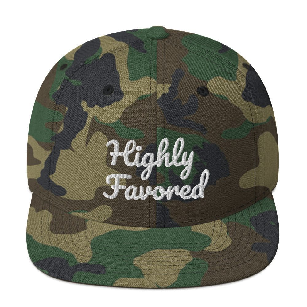Snapback “Highly Favored” Hat