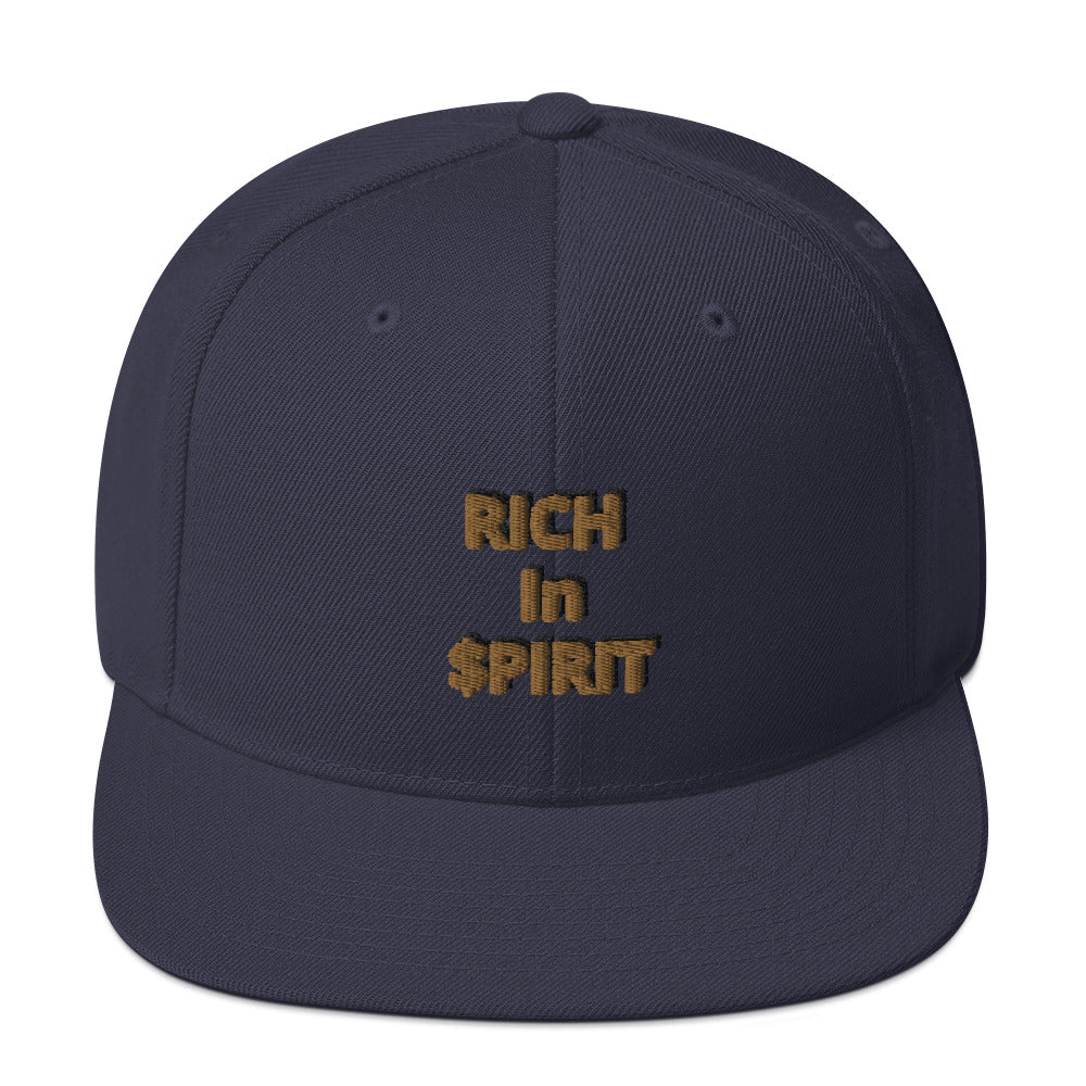 “Rich in Spirit” Snapback Hat