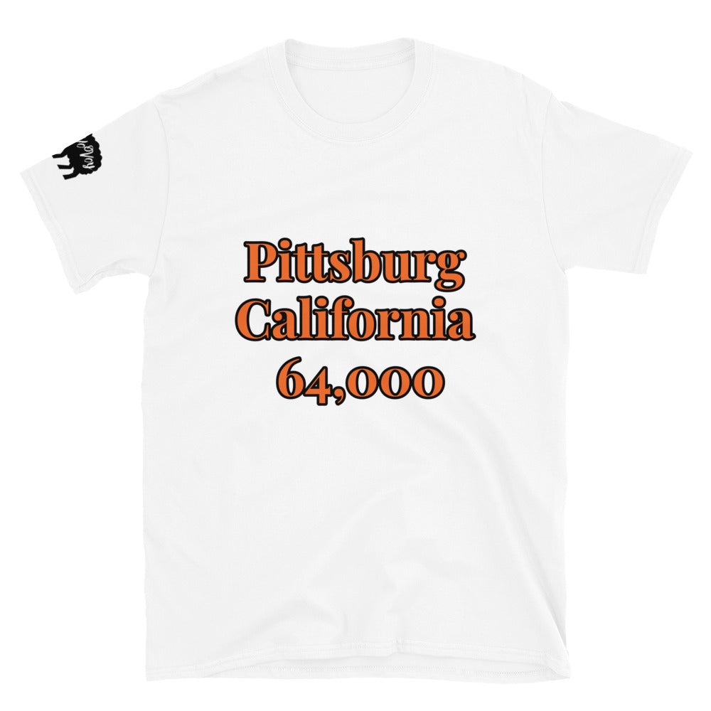 Short-Sleeve Unisex “Pittsburg California” T-Shirt