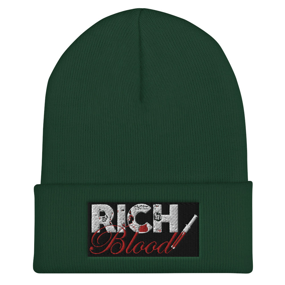 Cuffed “RICH Blood” Beanie