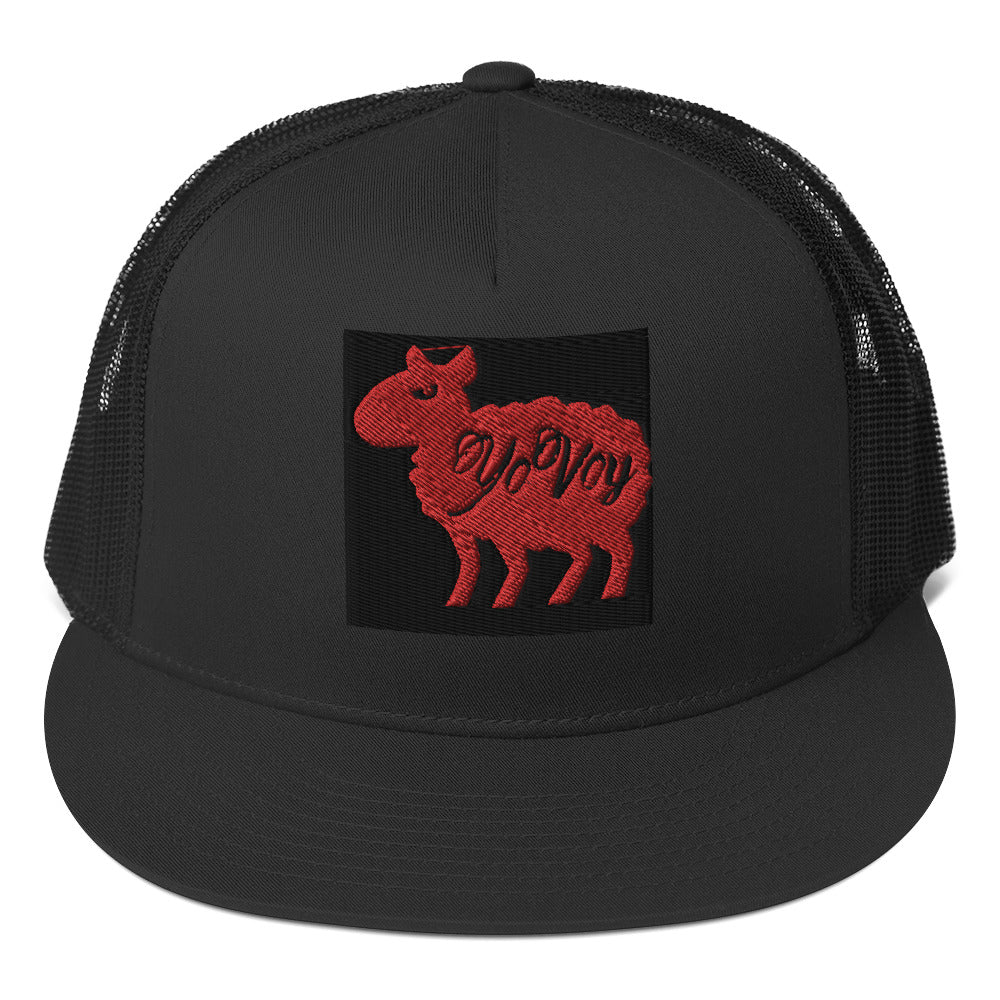 “YOVOY Sheep Red”  Trucker Cap