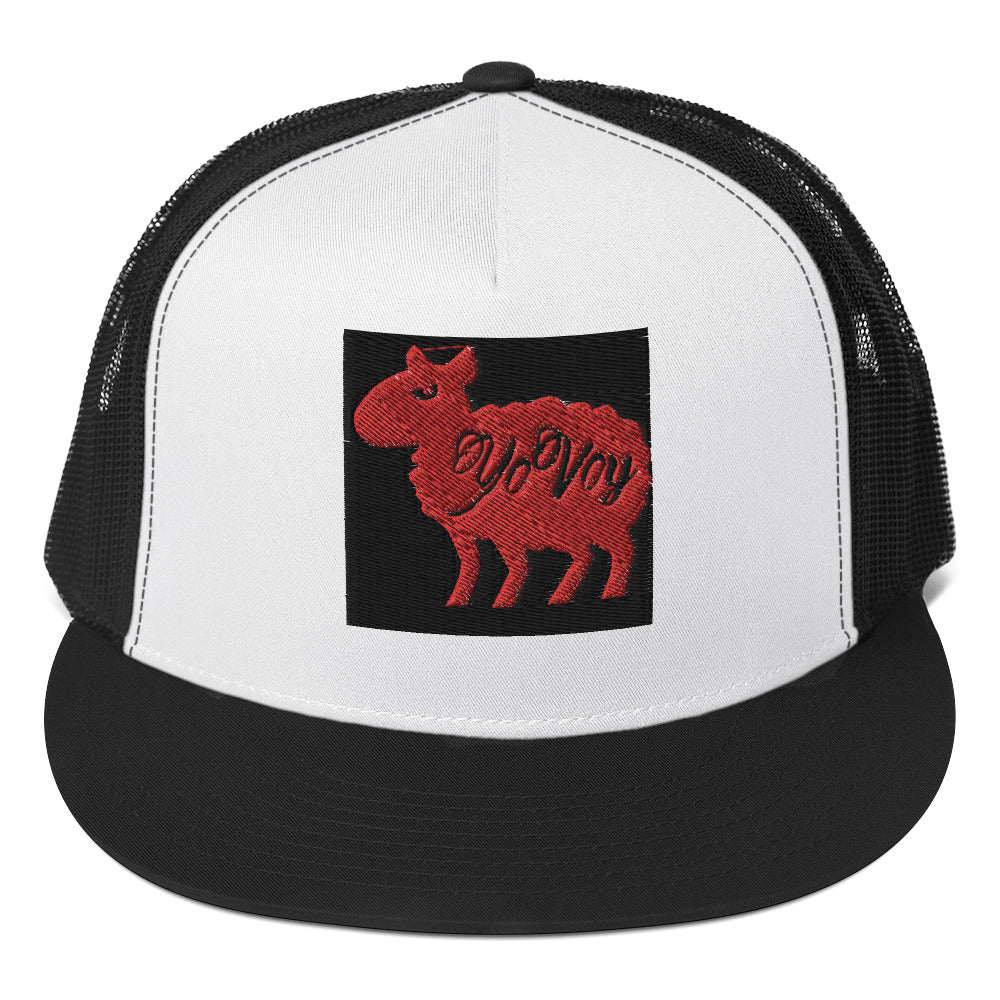 “YOVOY Sheep Red”  Trucker Cap