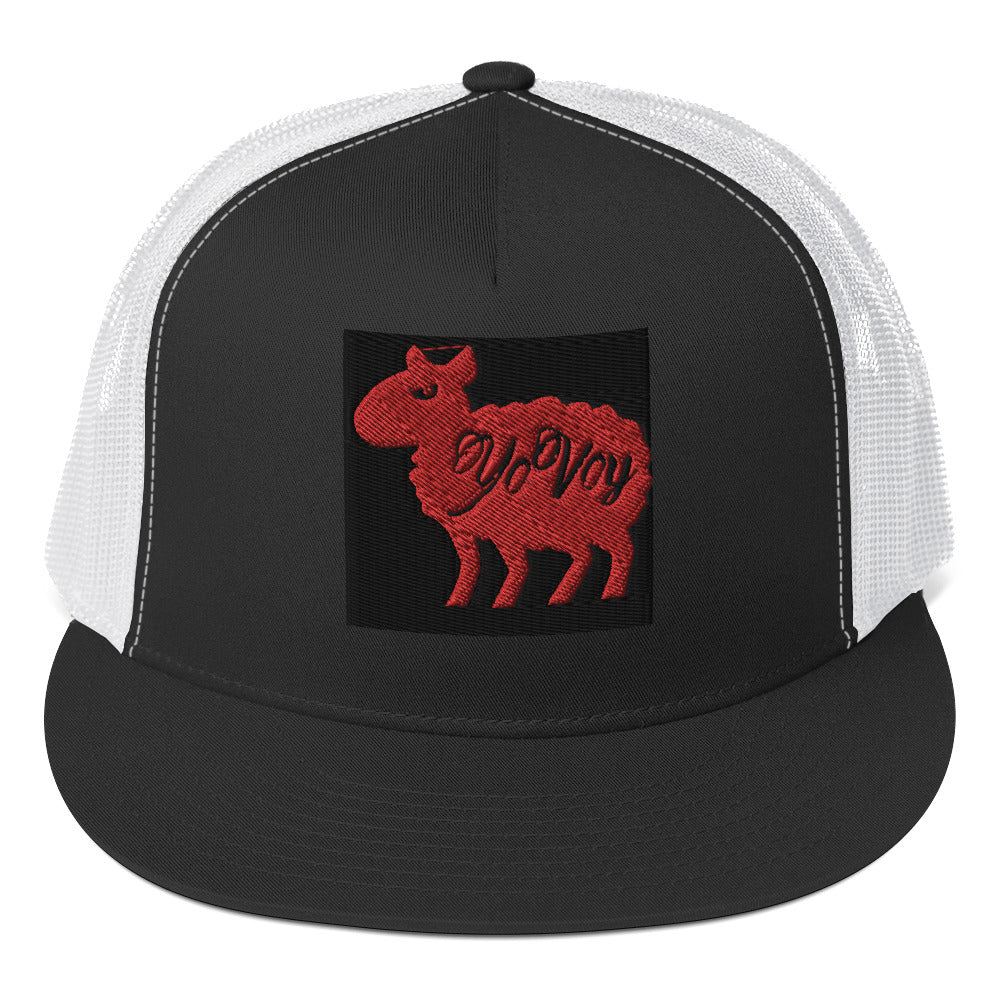 “YOVOY Sheep Red”  Trucker Cap