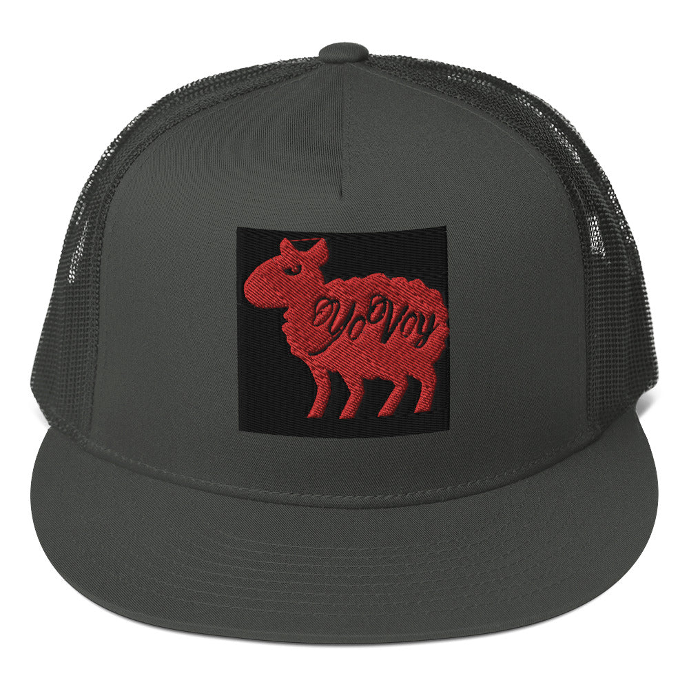 “YOVOY Sheep Red”  Trucker Cap
