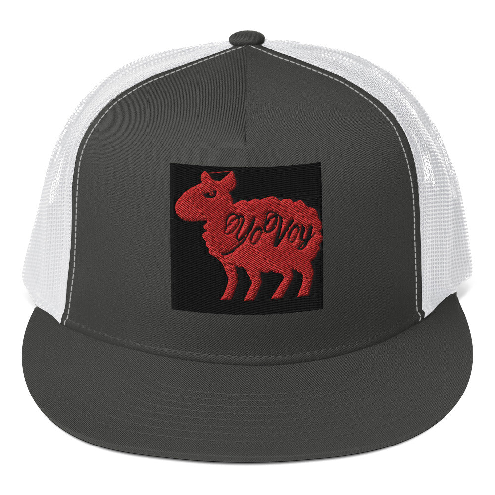 “YOVOY Sheep Red”  Trucker Cap