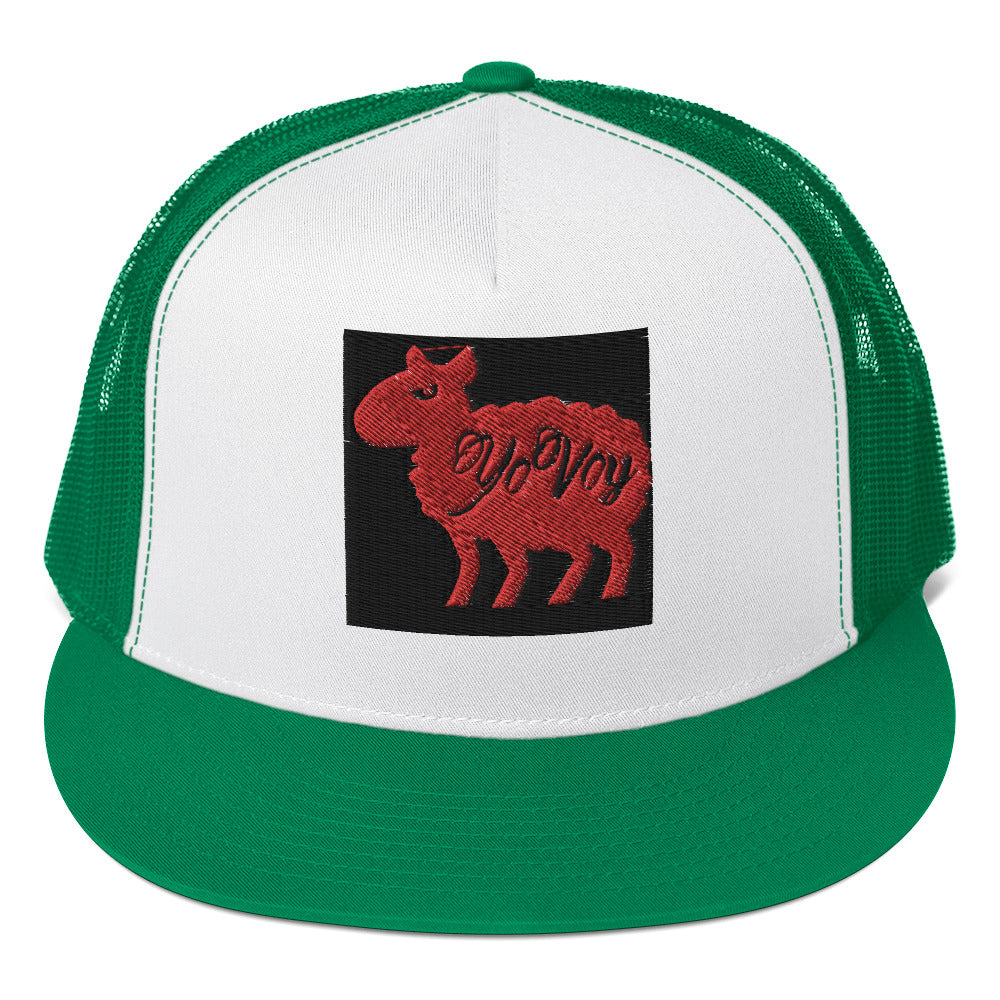 “YOVOY Sheep Red”  Trucker Cap