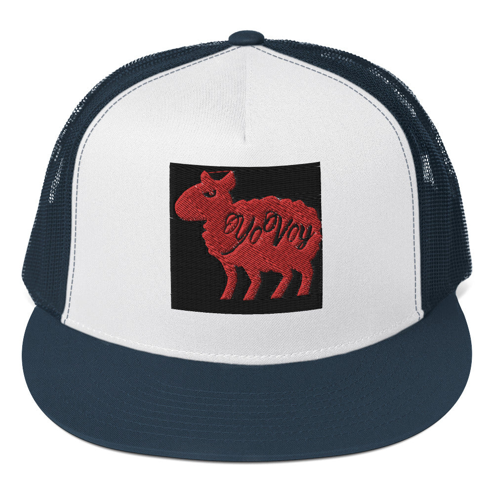 “YOVOY Sheep Red”  Trucker Cap