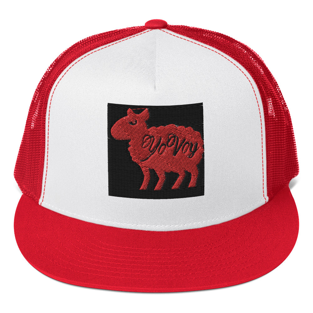 “YOVOY Sheep Red”  Trucker Cap