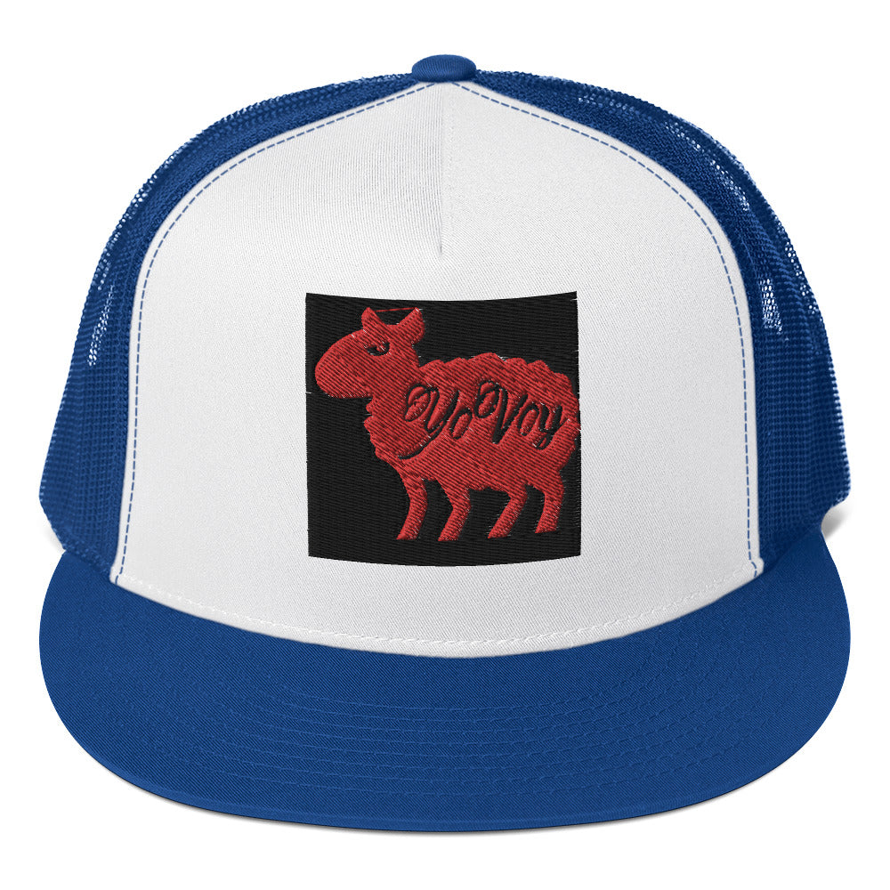 “YOVOY Sheep Red”  Trucker Cap