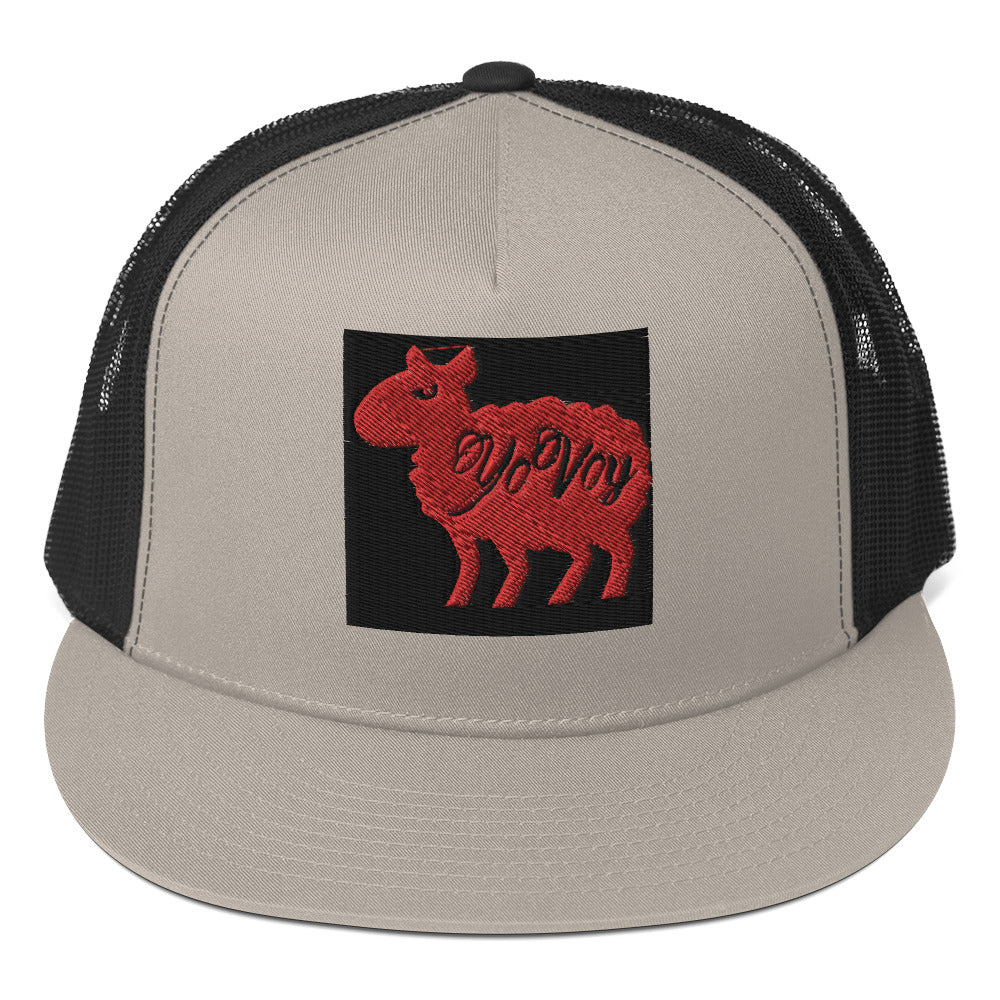 “YOVOY Sheep Red”  Trucker Cap