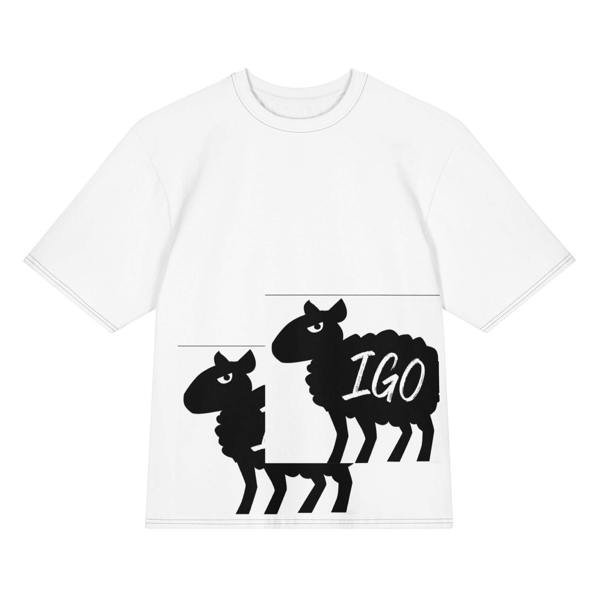 "YOVOY IGO 2 times" Oversized cotton t-shirt