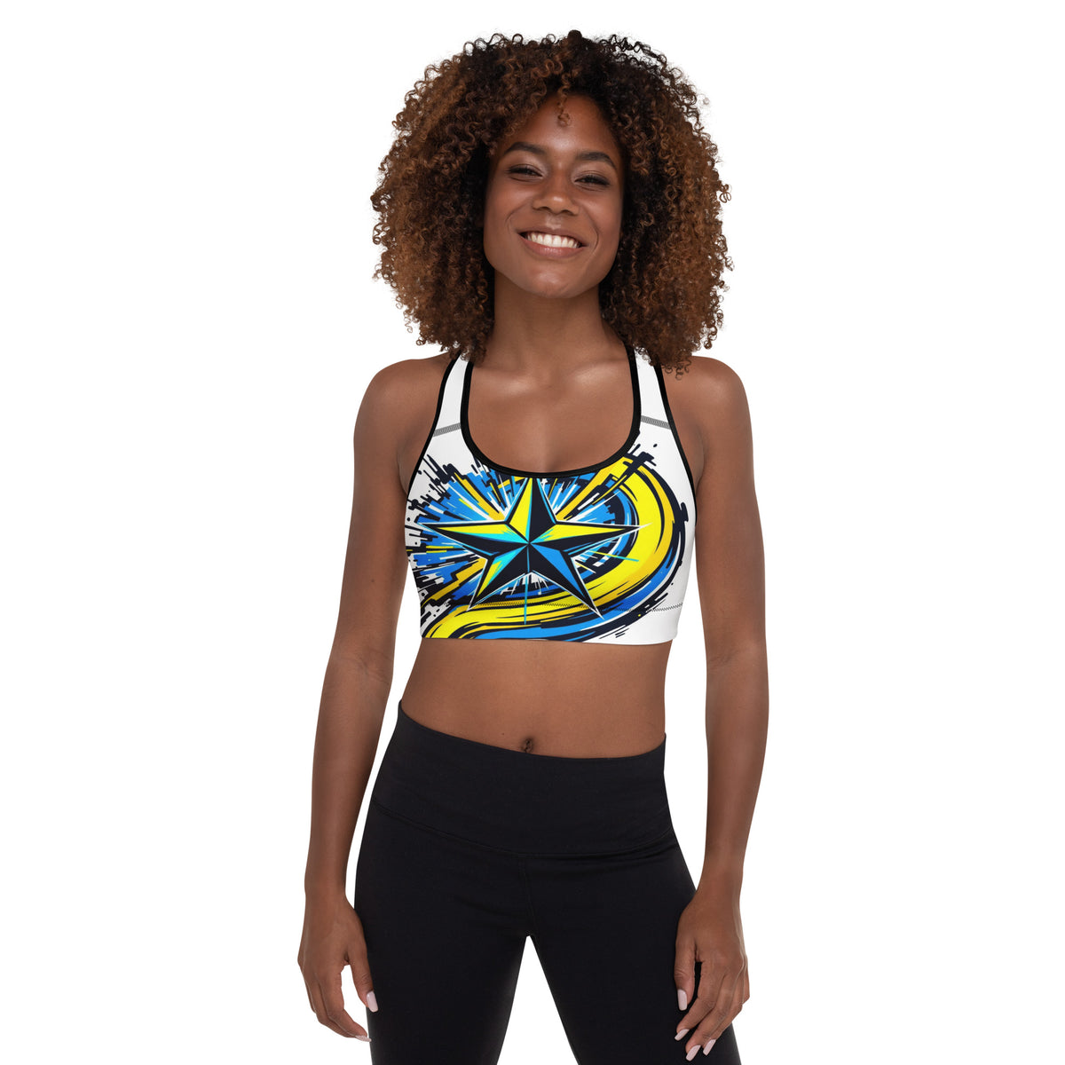 "A Star Power" Padded Sports Bra