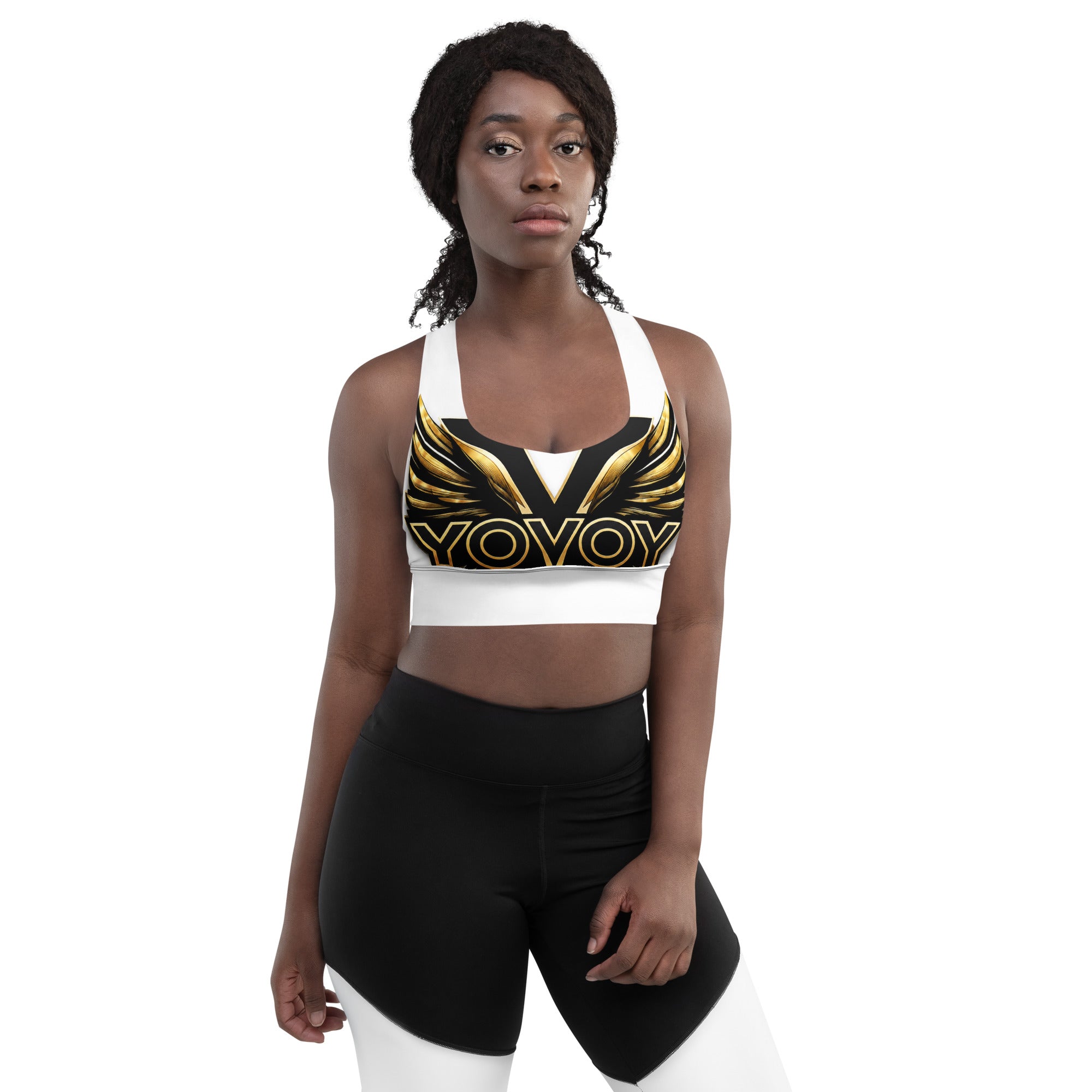 "YOVOY Wings" Recycled Longline Sports Bra
