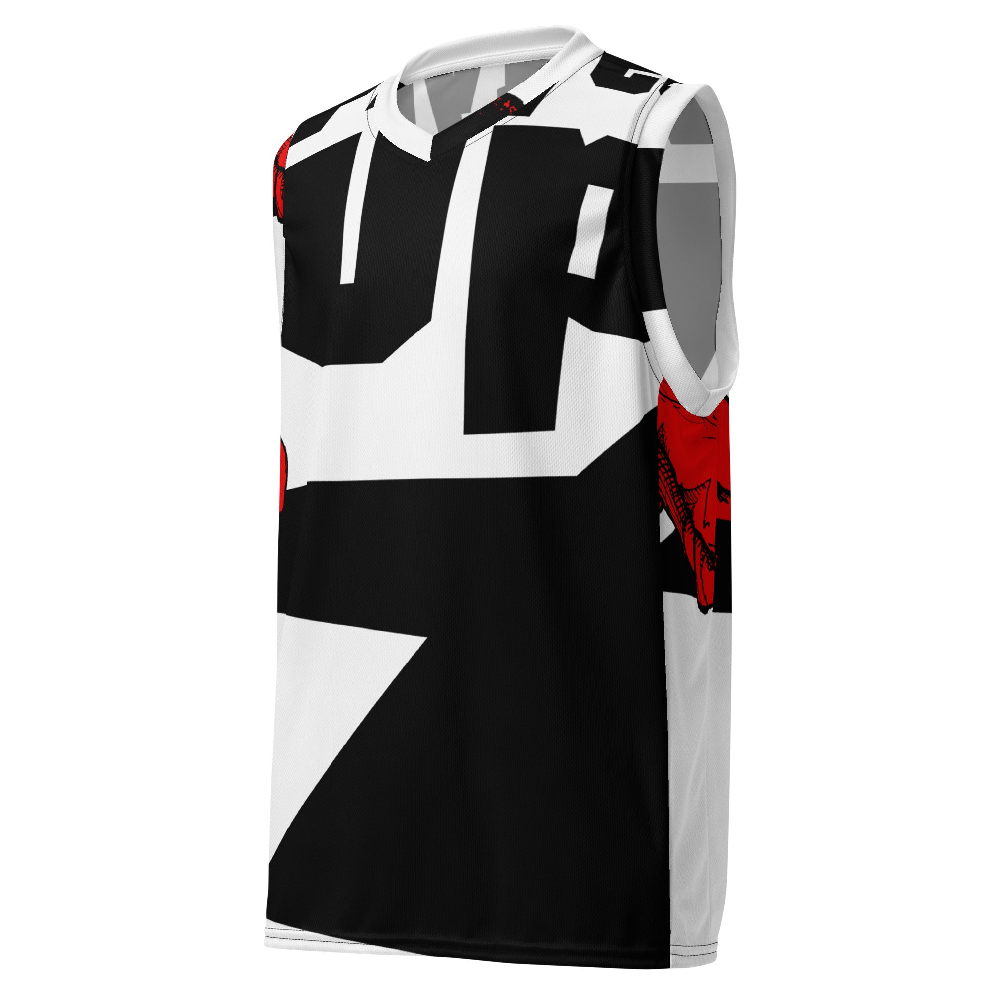 "Prayed Up Girl" Recycled unisex basketball jersey