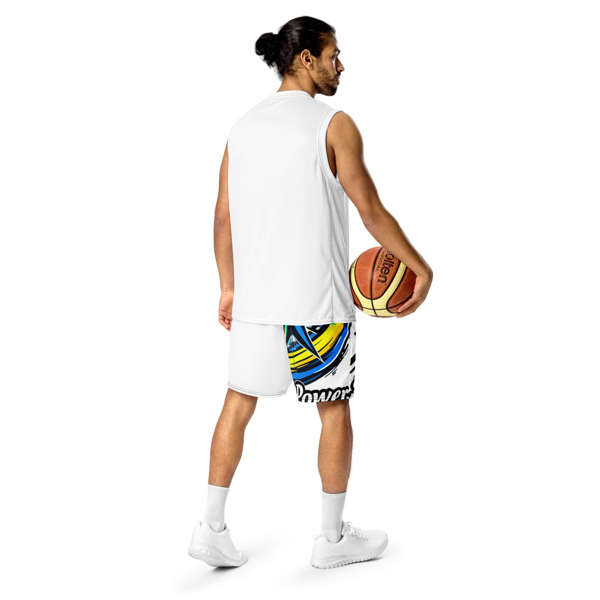 "A Star Power" Unisex mesh shorts
