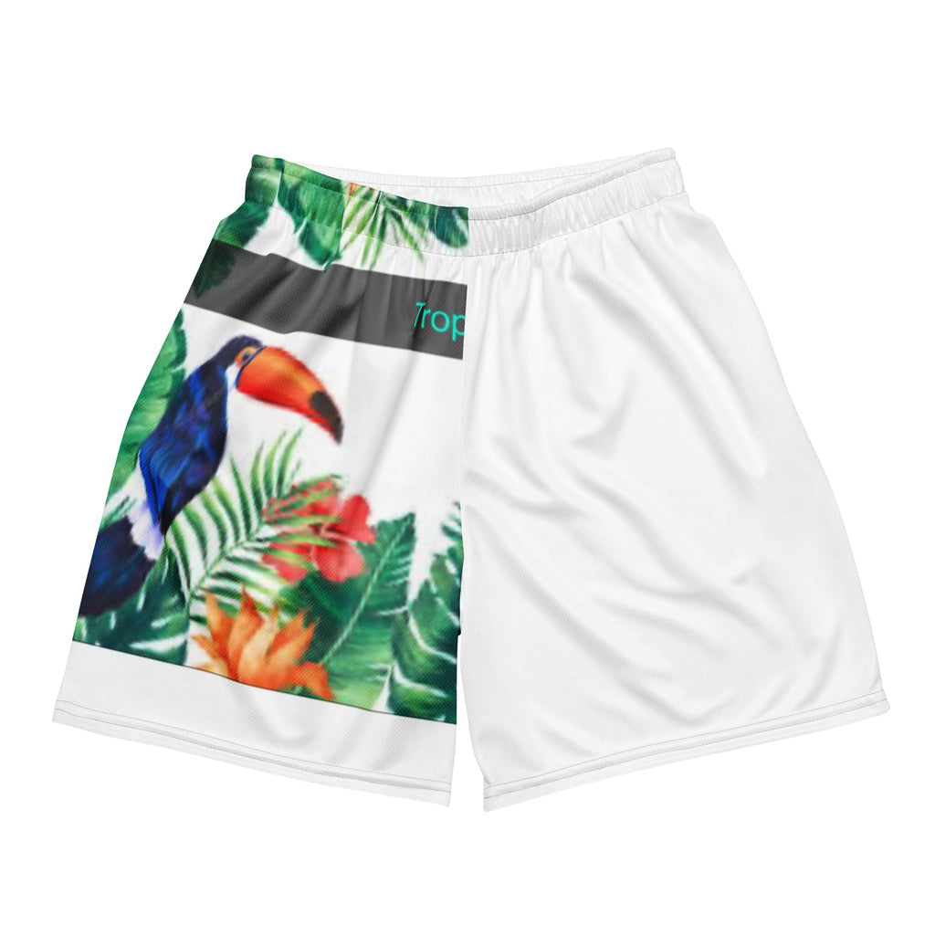“Tropical” Unisex mesh shorts