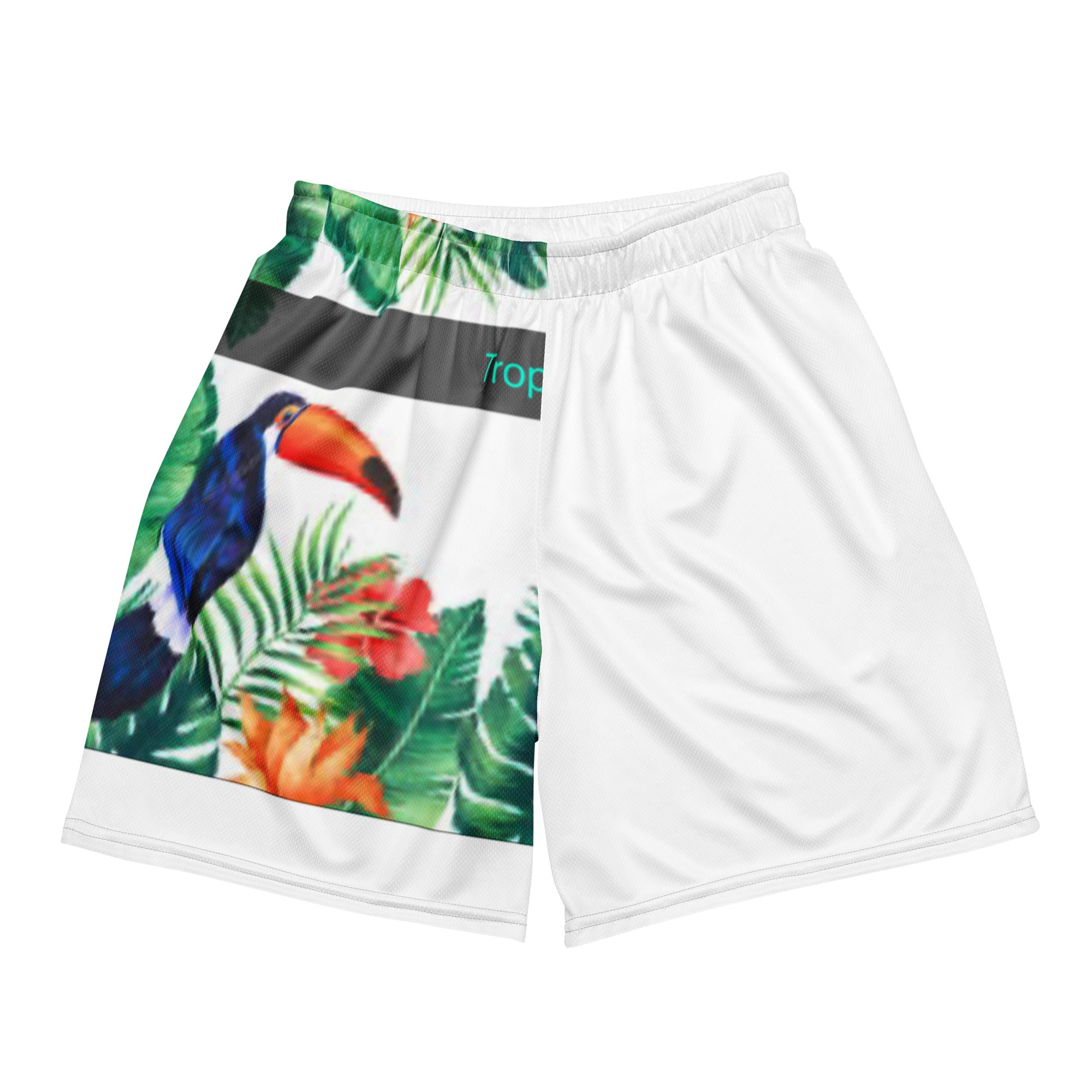 “Tropical” Unisex mesh shorts