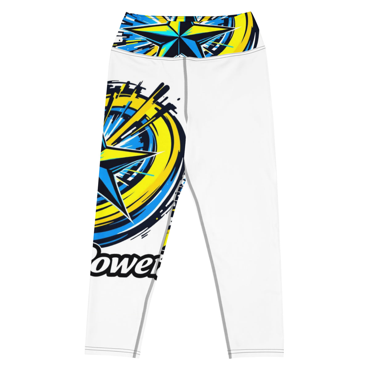 "A Star Power" Yoga Capri Leggings
