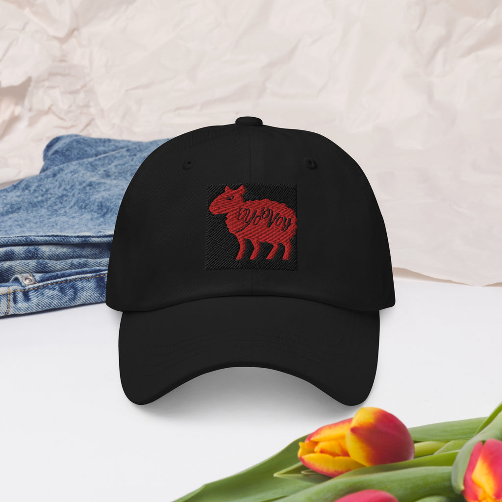 “YOVOY Sheep Red” Dad hat