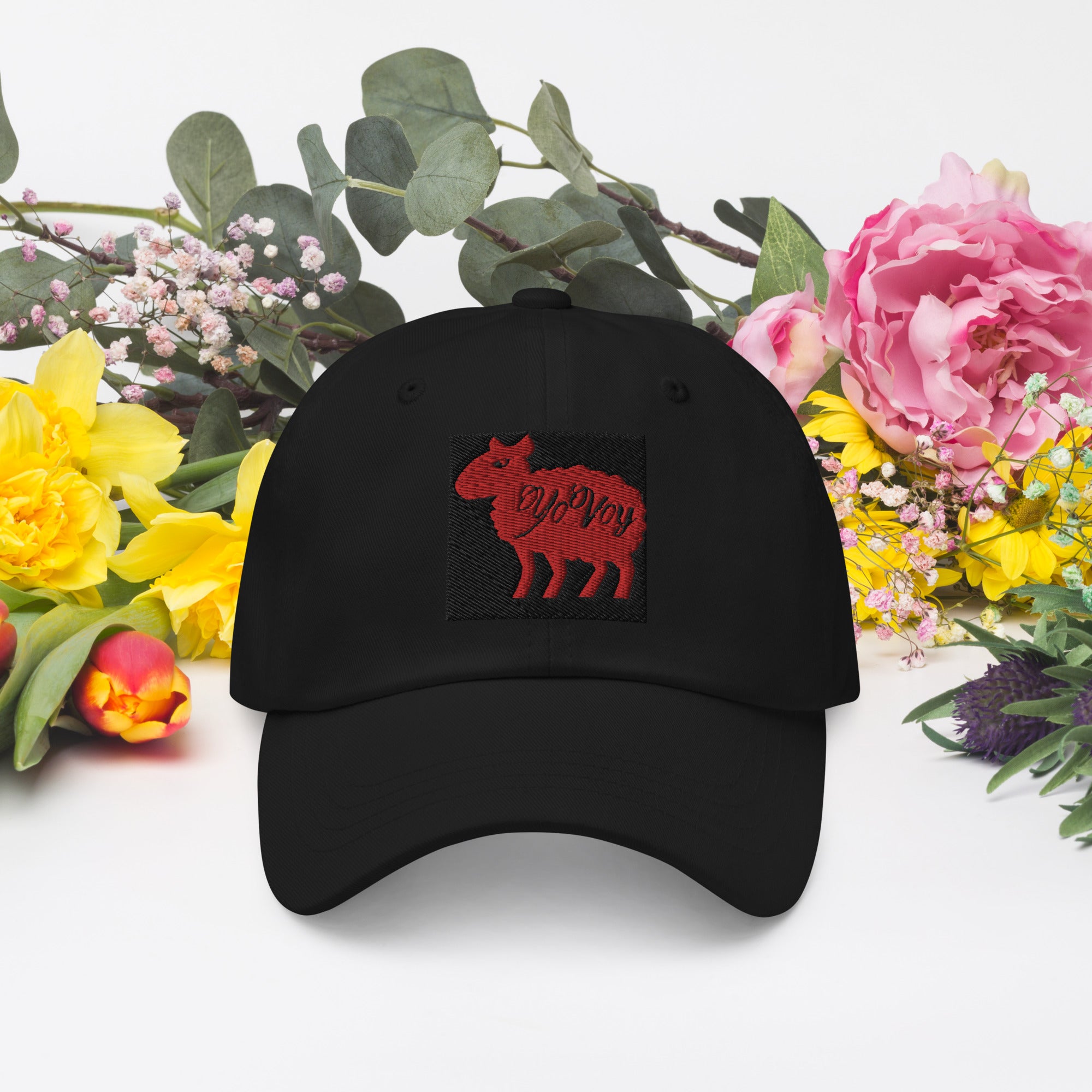 “YOVOY Sheep Red” Dad hat