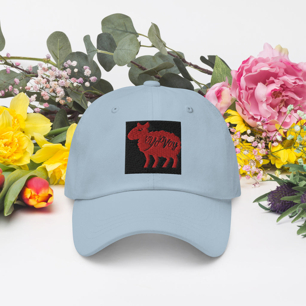 “YOVOY Sheep Red” Dad hat