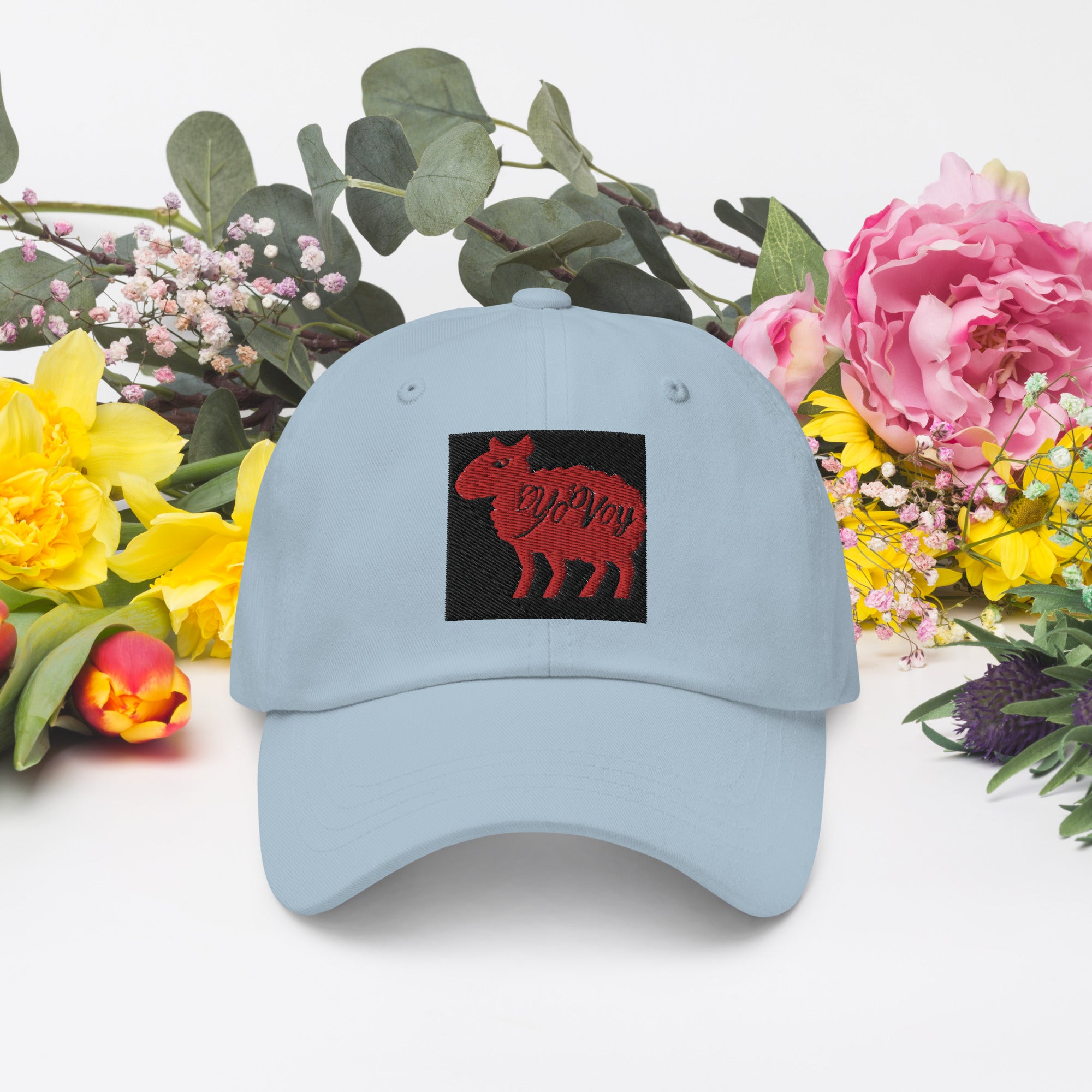 “YOVOY Sheep Red” Dad hat