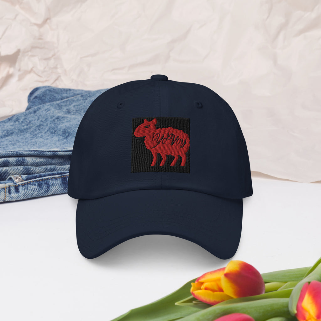 “YOVOY Sheep Red” Dad hat