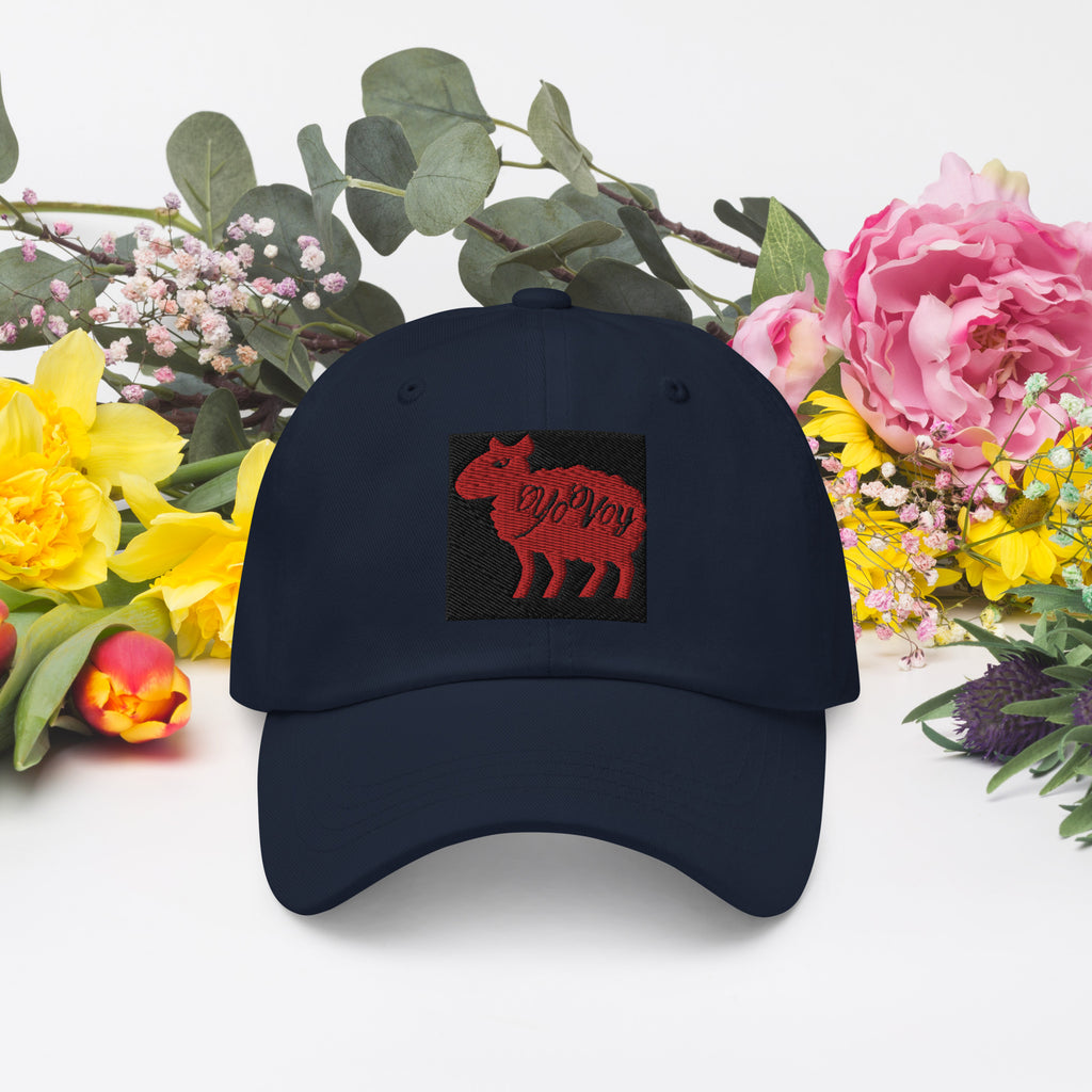 “YOVOY Sheep Red” Dad hat
