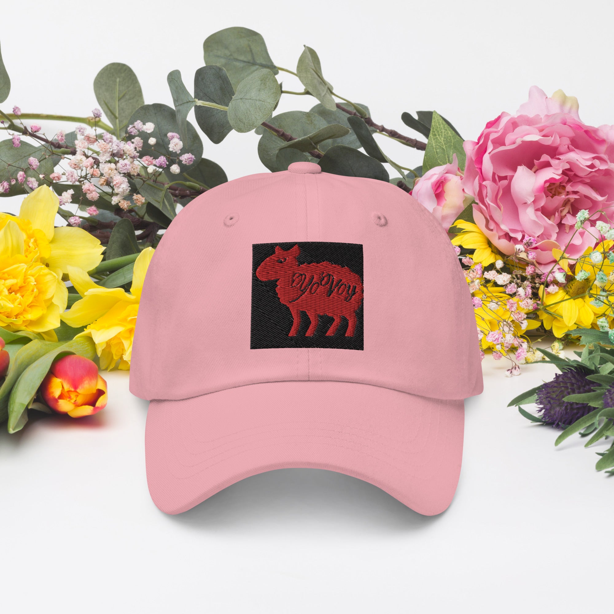 “YOVOY Sheep Red” Dad hat