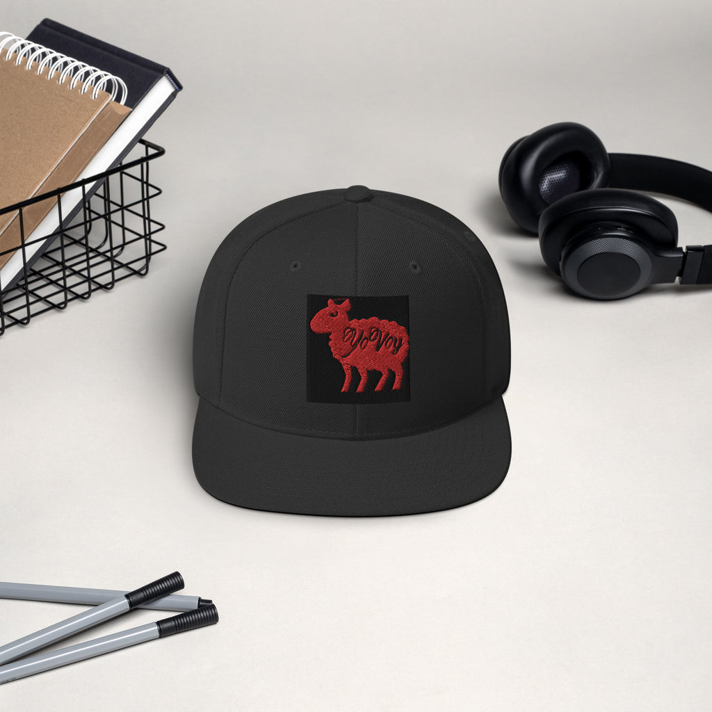 “YOVOY Sheep Red” Snapback Hat