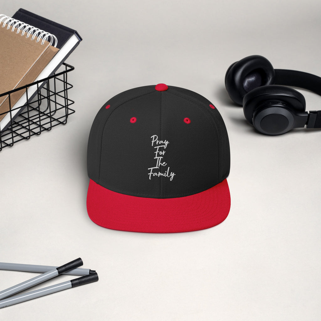 “Pray for the family” Snapback Hat
