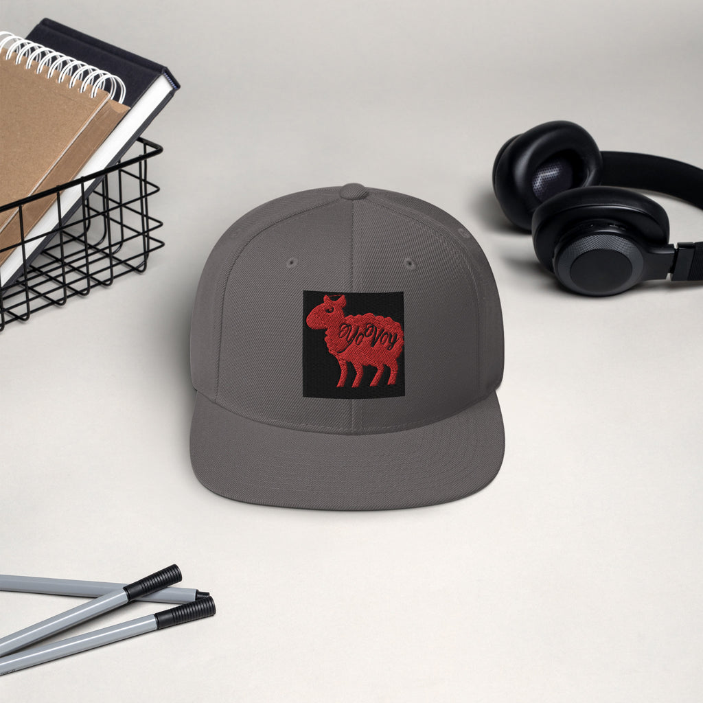 “YOVOY Sheep Red” Snapback Hat
