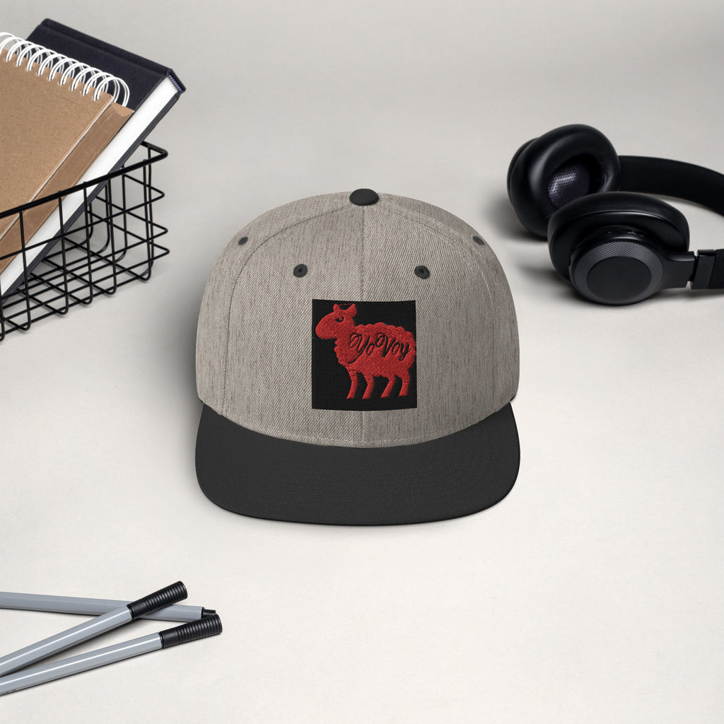 “YOVOY Sheep Red” Snapback Hat