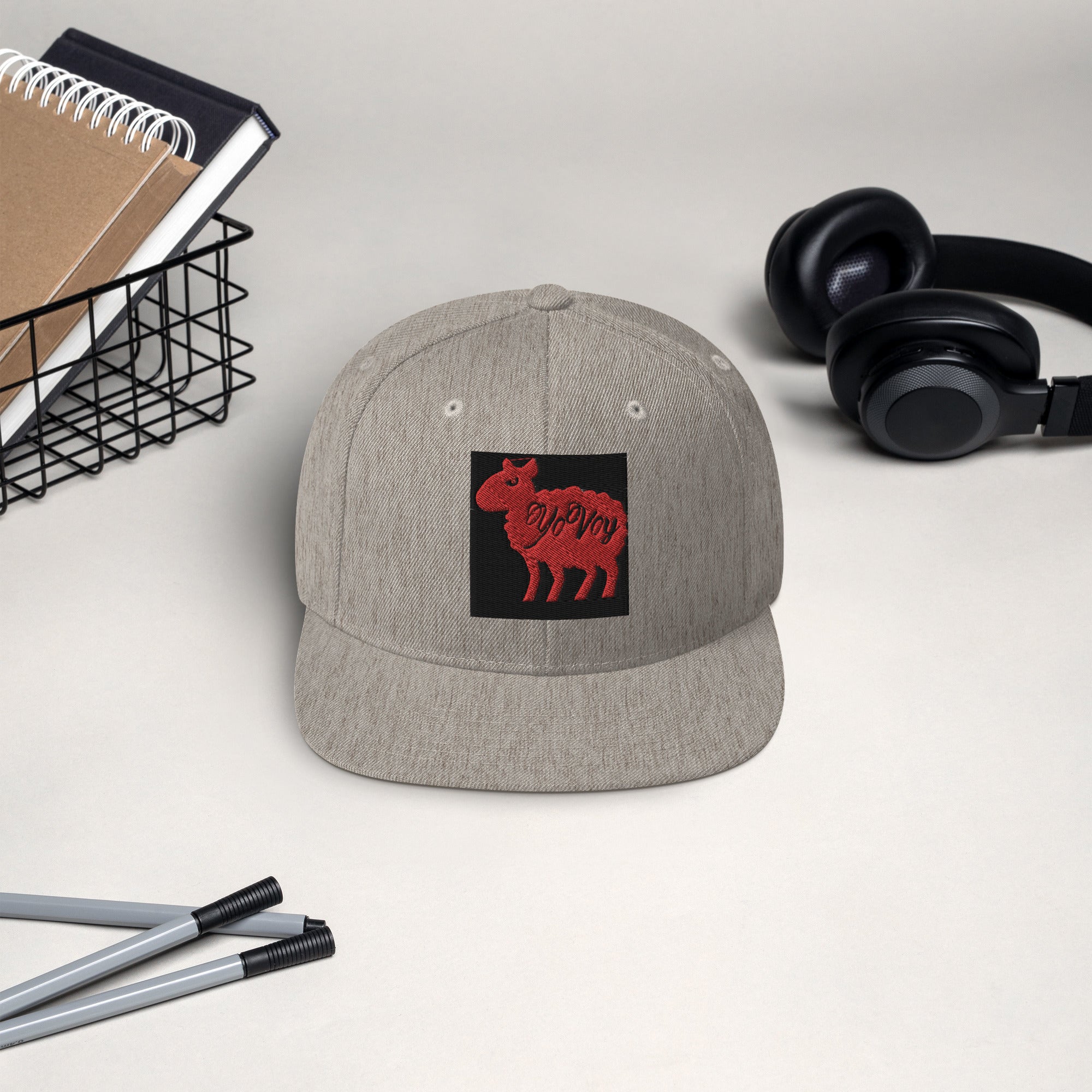 “YOVOY Sheep Red” Snapback Hat