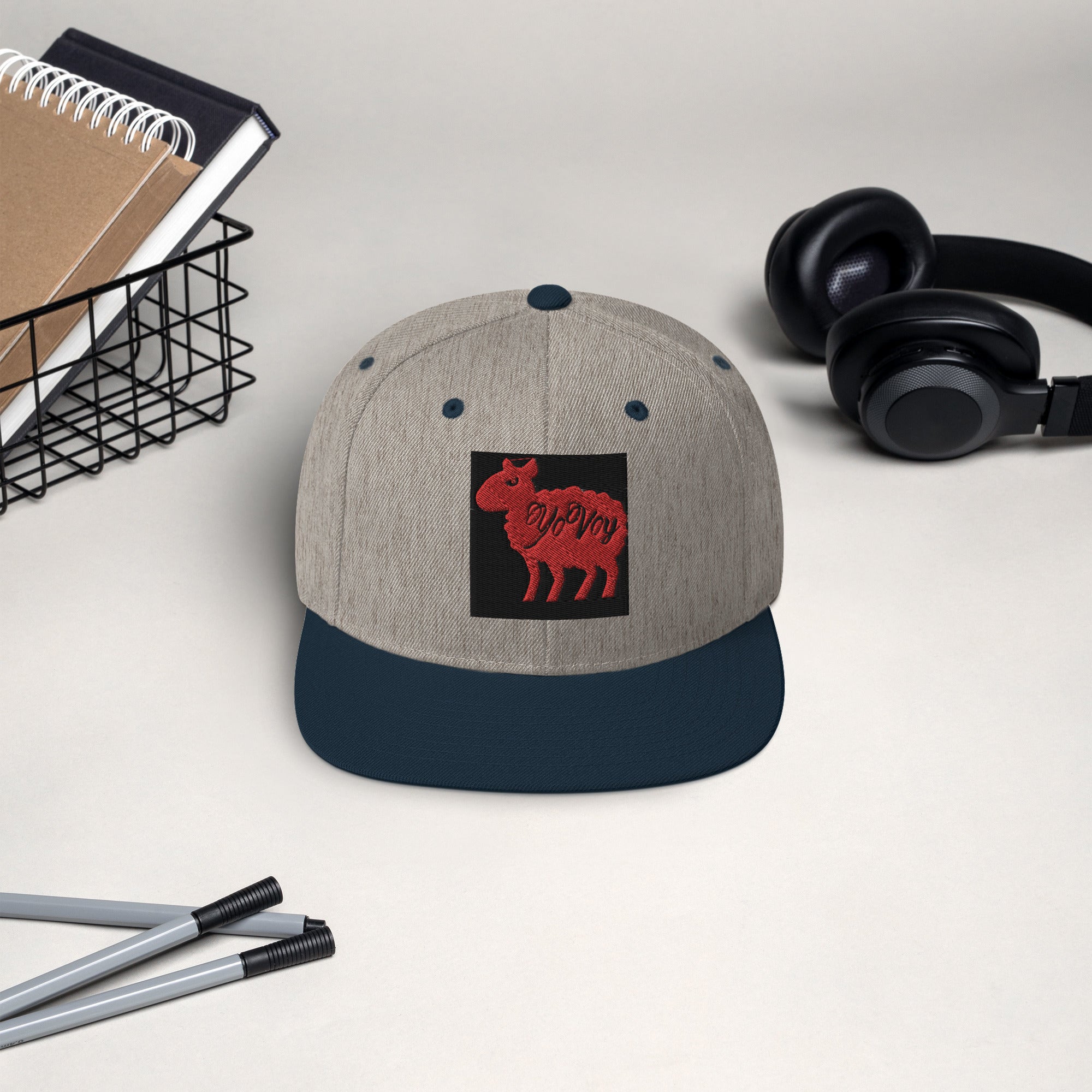 “YOVOY Sheep Red” Snapback Hat
