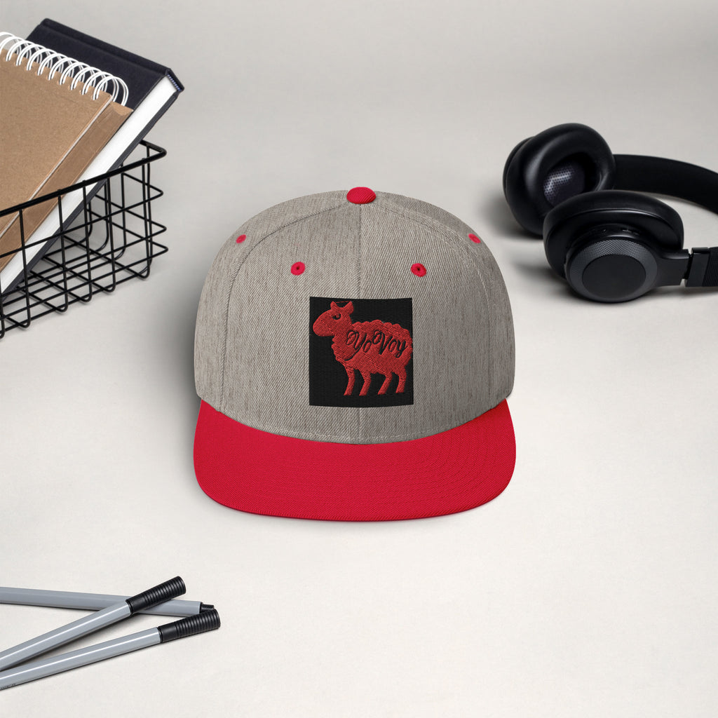 “YOVOY Sheep Red” Snapback Hat
