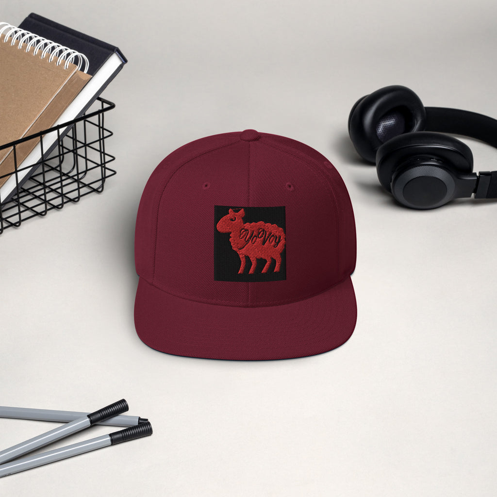 “YOVOY Sheep Red” Snapback Hat