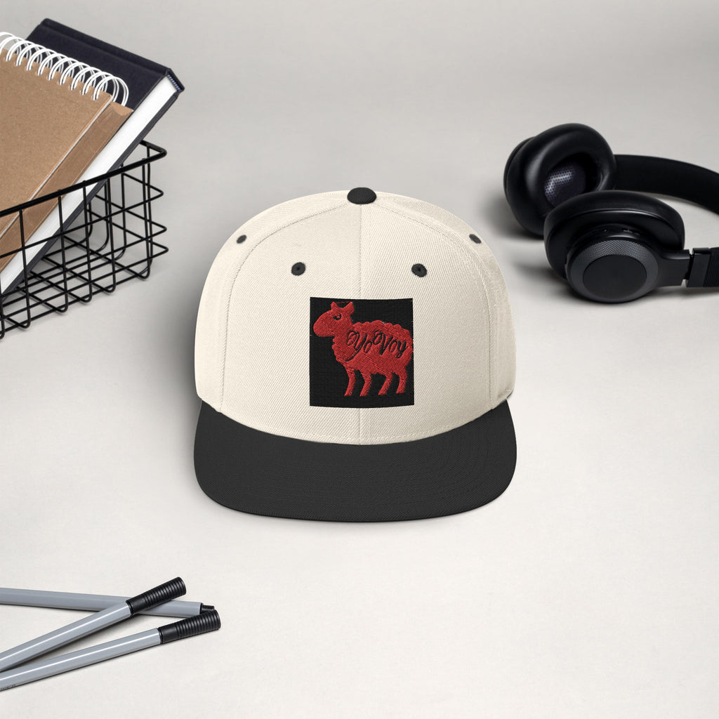 “YOVOY Sheep Red” Snapback Hat