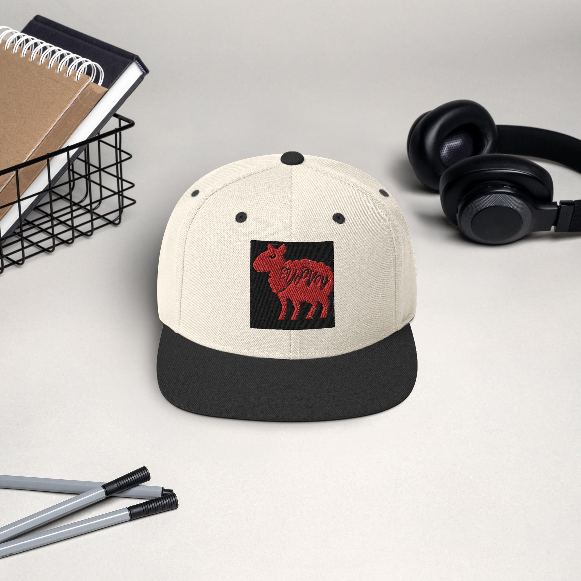 “YOVOY Sheep Red” Snapback Hat