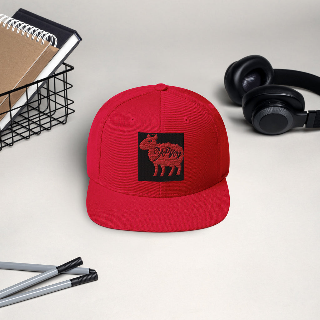 “YOVOY Sheep Red” Snapback Hat