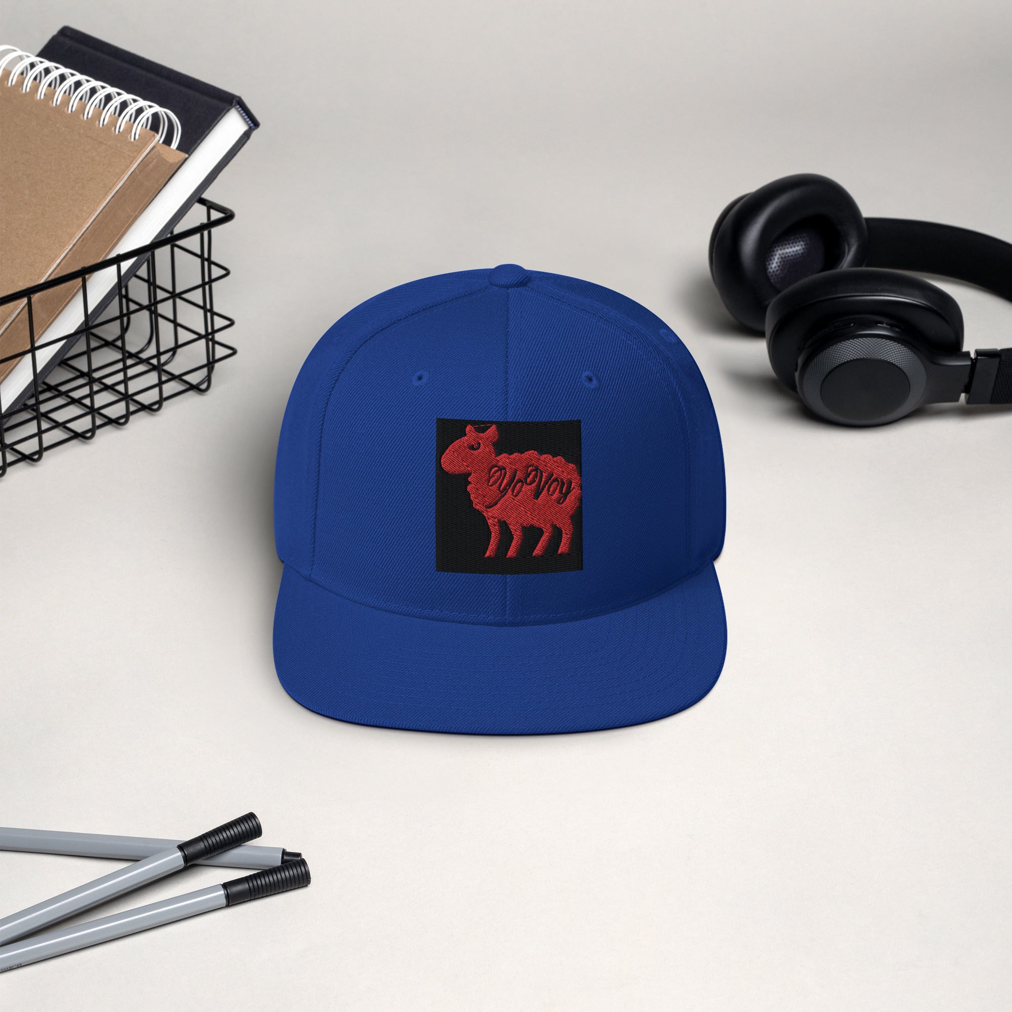 “YOVOY Sheep Red” Snapback Hat